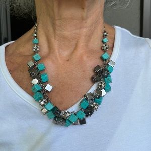 21” gorgeous costume necklace